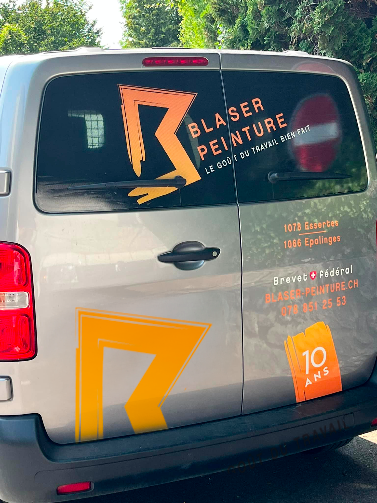 camion blaser peinture